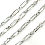 Load image into Gallery viewer, Oxidized Sterling Silver Paperclip Chain