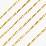 Load image into Gallery viewer, V222GF. 14k Gold Filled Figaro Chain