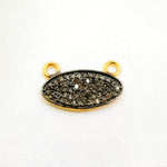 Load image into Gallery viewer, DC927. Diamond Sterling Silver Oval Pendant