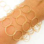 Load image into Gallery viewer, 756TWGF. 14K Gold Filled Twisted Round Link Chain