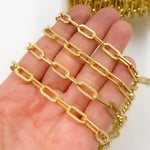 Load image into Gallery viewer, Sterling Silver Matt Flat Paperclip Chain