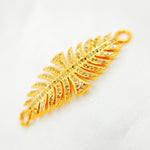 Load image into Gallery viewer, DC966. Diamond Sterling Silver Leaf Shape Connector