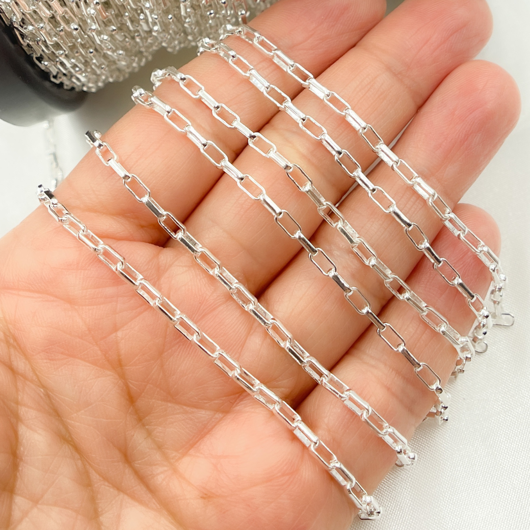 Z99SS. Sterling Silver Smooth Box Link Chain