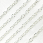 Load image into Gallery viewer, Buy Sterling Silver Textured Oval Link Chain.