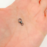 Load image into Gallery viewer, Black Rhodium Trigger Clasp