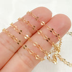 Load image into Gallery viewer, 1208GF. 14K Gold Filled Flat Oval Link Chain