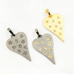 Load image into Gallery viewer, DP753. Diamond Sterling Silver Heart Pendant