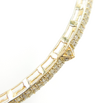 Load image into Gallery viewer, KG97. 14K Solid Gold Bangle with Diamonds