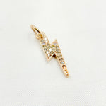 Load image into Gallery viewer, DC257. Diamond & Sterling Silver Lightning Bolt Pendant