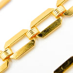 Load image into Gallery viewer, 60GF. 14K Gold-Filled Modern Rectangular Fancy Link Chain