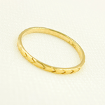 Load image into Gallery viewer, 14K Solid Gold Texture Ring