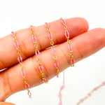 Load image into Gallery viewer, 70/1003FGF. 14k Gold Filled Enamel Flat Marina Chain