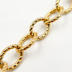 Load image into Gallery viewer, Buy Gold Plated Sterling Silver Twisted Round Link Chain