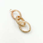 Load image into Gallery viewer, DC686. Diamond Sterling Silver Marquise Link Connector Pendant