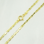 Load image into Gallery viewer, 14k Solid Gold Mirror Marina Link Chain
