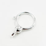 Load image into Gallery viewer, Buy 23MM White Sterling Silver Round Trigger Clasp
