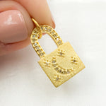 Load image into Gallery viewer, Sterling Silver Lock Pendant