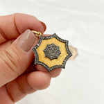 Load image into Gallery viewer, DP136. Diamond Sterling Silver Fancy Shape Pendant