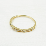 Load image into Gallery viewer, 14K Solid Gold Diamond Ring.