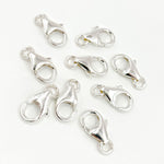 Load image into Gallery viewer, 14.6MM White Sterling Silver Trigger Clasp