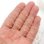 Load image into Gallery viewer, Buy Sterling Silver Flat Cable Chain