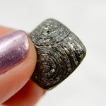Load image into Gallery viewer, DC847. Diamond & Sterling Silver Square Bead