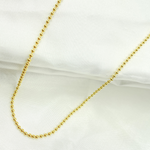 Load image into Gallery viewer, 14k Solid Yellow Gold Bead Chain