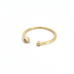 Load image into Gallery viewer, 14k Solid Yellow Gold Diamond Ring.