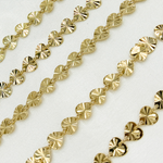 Load image into Gallery viewer, Gold Plated 925 Sterling Silver Diamond Cut Heart Chains