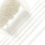 Load image into Gallery viewer, Buy Now Sterling Silver Smooth Round Link Chain