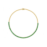 Load image into Gallery viewer, CN96415. 14K Solid Gold Diamond and Gemstone Necklace