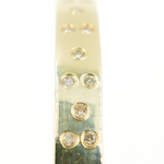 Load image into Gallery viewer, KG95. 14K Solid Gold Diamonds Bangle