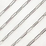 Load image into Gallery viewer, Sterling Silver Flat Paperclip Link Chains