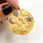 Load image into Gallery viewer, Diamond Sterling Silver Lucky Symbols Pendant