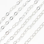 Load image into Gallery viewer, Sterling Silver Oval Cable Chain