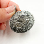 Load image into Gallery viewer, Sterling Silver Oval Eye Pendant