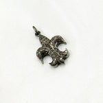 Load image into Gallery viewer, DC889. Diamond Sterling Silver Fleur De Lis Shape Pendant