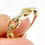 Load image into Gallery viewer, 14K Solid Gold Diamond Ring.