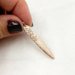 Load image into Gallery viewer, DC943. Diamond Sterling Silver Spike Pendant