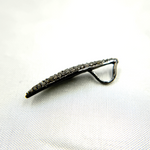 Load image into Gallery viewer, DC053. Diamond Sterling Silver Leaf Shape Pendant
