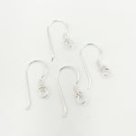 Load image into Gallery viewer, Shop Now Sterling Silver Coil and Daisy Ear Wire