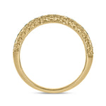 Load image into Gallery viewer, 14k Solid Gold Diamond and Emerald Band Ring.