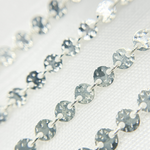 Load image into Gallery viewer, 925 Sterling Silver Textured Disc Chain