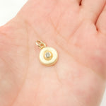 Load image into Gallery viewer, Silver Round Charm