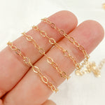 Load image into Gallery viewer, 1128GF. 14K Gold Filled Hammered Oval Chain Link