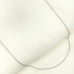 Load image into Gallery viewer, 14K Solid White Gold Cable Chain