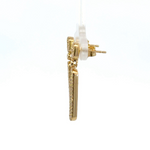 Load image into Gallery viewer, EFJ52125RU. 14k Solid Gold Diamond and Ruby Dangle Earrings