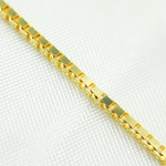 Load image into Gallery viewer, 073VED. 14K Solid Gold Box Link Chain