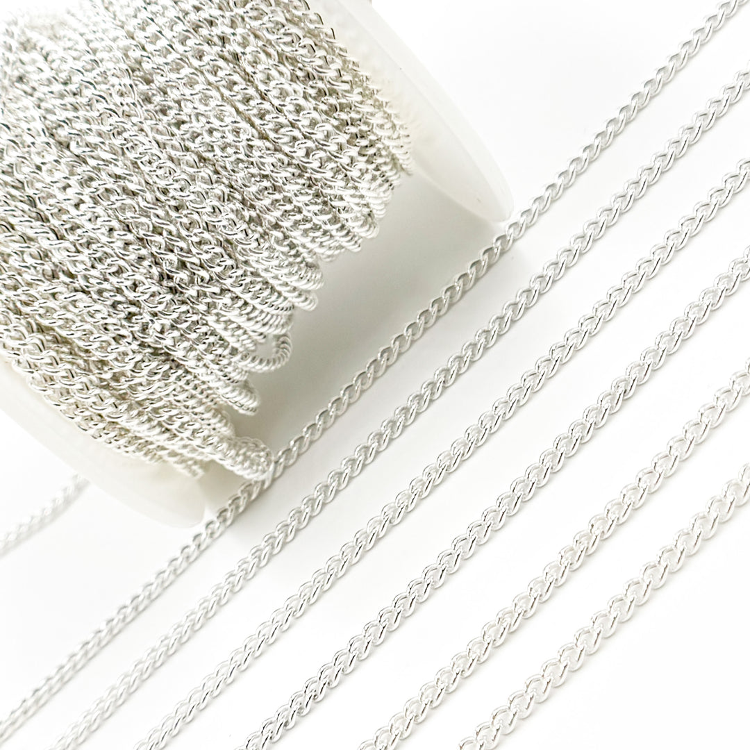 Buy Silver Curb Link Chain