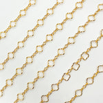 Load image into Gallery viewer, Buy 14K Gold Filled Clover and Oval Link Chain